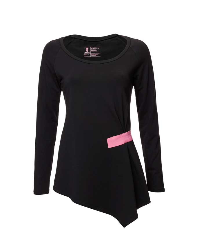NYSM Asymmetric Before & After Work-Out Top