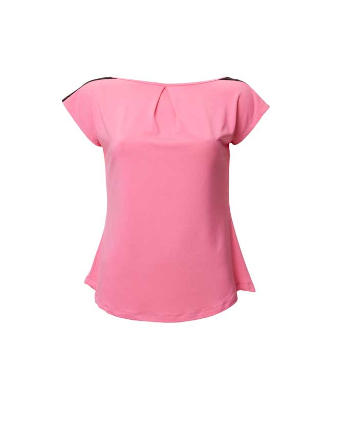 NYSM Slash Neck T Shirt, for modesty comfort & breathability